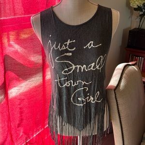 Just a small town girl concert tank 🎵